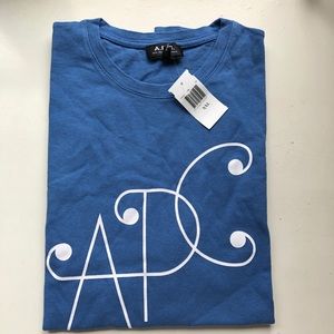 A.P.C. Blue Short Sleeve Tee